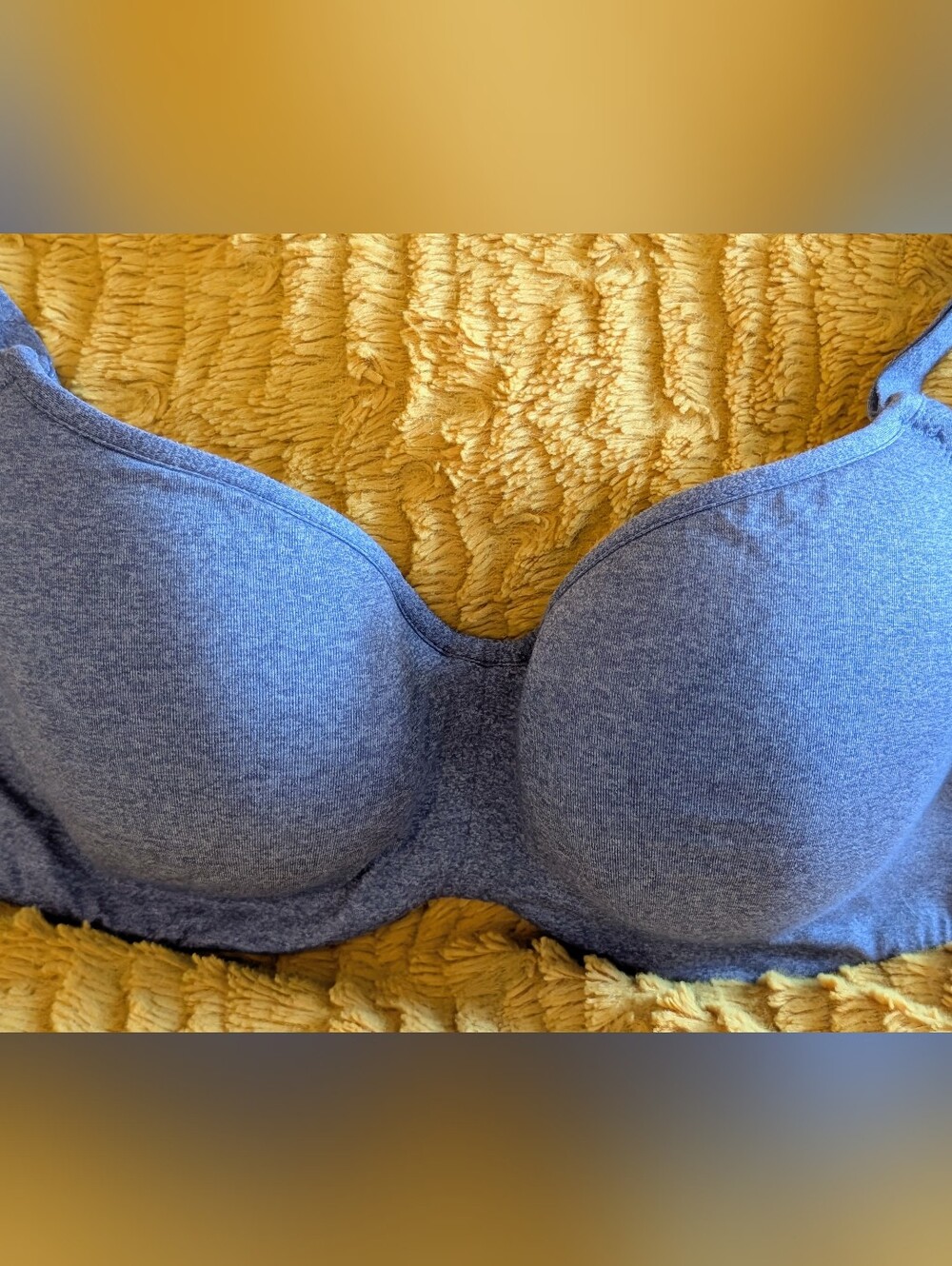 Torrid Curve Everyday Padded Strapless Bra in Heather Blue